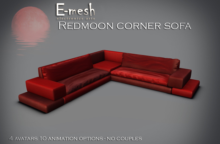 E-mesh: Redmoon corner sofa