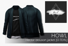 Howl - Hector blouson jacket [D-teal] WEAR