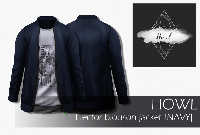Howl - Hector blouson jacket [Navy] WEAR