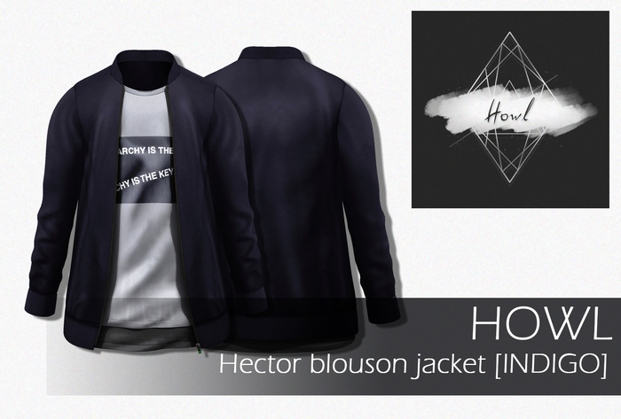 Howl - Hector blouson jacket [Indigo] WEAR