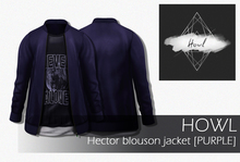 Howl - Hector blouson jacket [Purple] WEAR