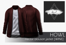 Howl - Hector blouson jacket [Wine] WEAR