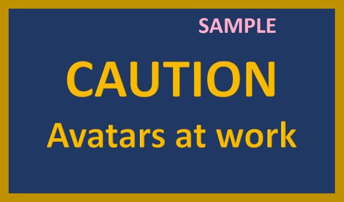 Signage - 15 Caution signs