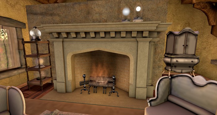 Fireplace  home mesh