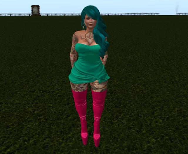 .:. MS .:. Raver Bright Thigh High Boots [UNPACKER]