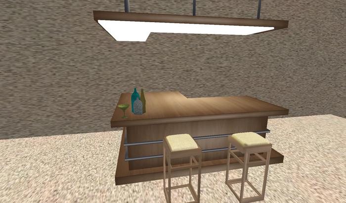 CORNER BAR MESH/ LIGHT BEECH