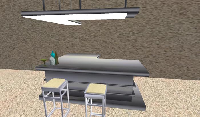 CORNER BAR_ MESH_CHROME