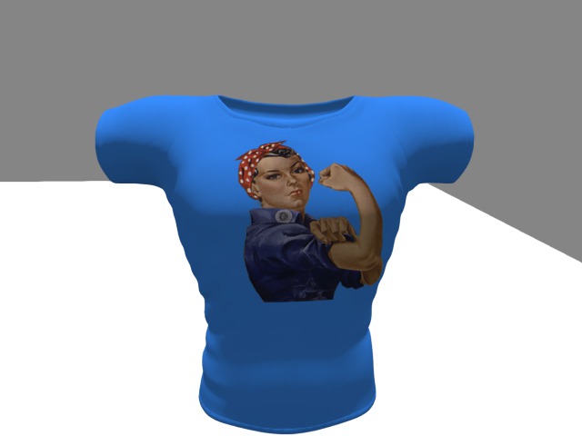 Adam T Shirt Blue R