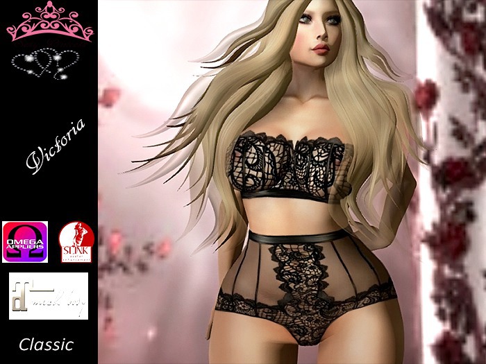 **Sexy Princess** Victoria Black Lingerie