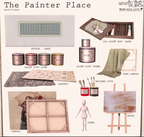 Serenity Style- The Painter Place Skybox RARE
