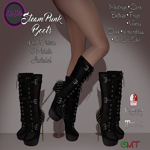 .K-Otic. Steam Punk Boots (Wear)