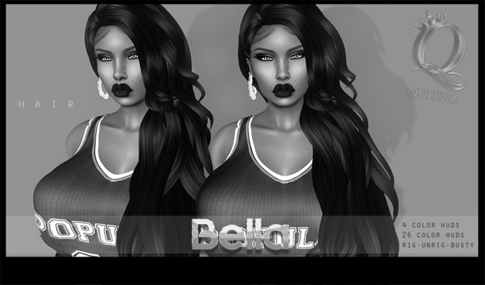 {H} Bella (Rigged Mesh Hair) DEMO