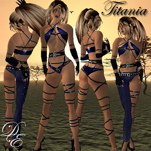 *DE Designs* Titania - Blue/Black