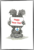 Rezz Day Card, Rezzday Card, Rez Day Card, Rezday Card Teddy Bear