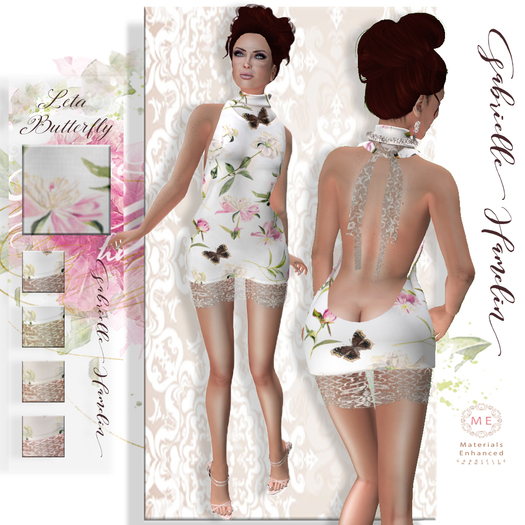 .::Pretty Demo::. Leta Butterfly & Lace Dress