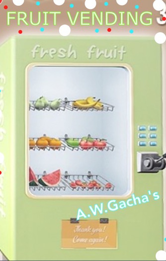 NOMAD // SNACK VENDORS // 03 Fruit vending Machine
