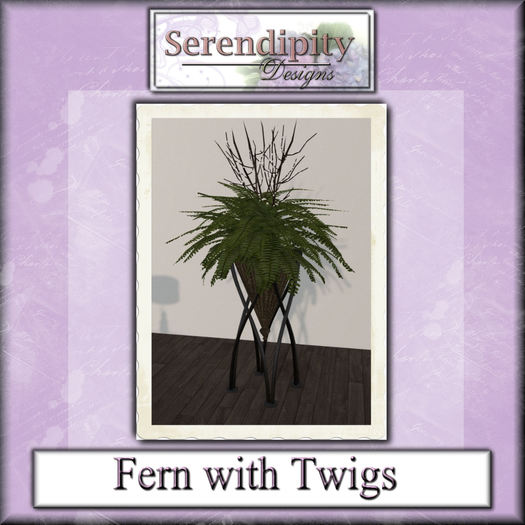 Serendipity Designs - Ranchers Coll - Twigs and Ferns [Boxed]
