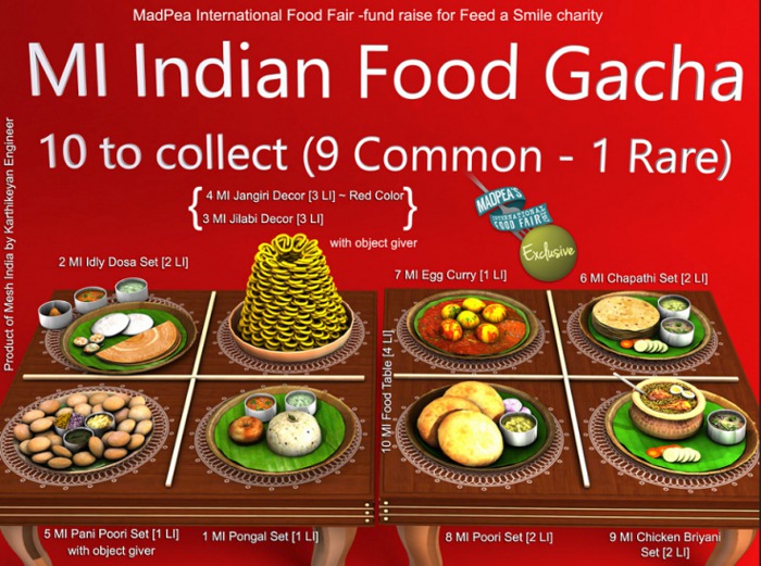 10 MI Food Table [4 LI] RARE