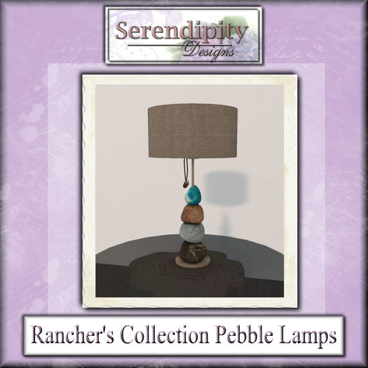 Serendipity Designs - Ranchers Coll - Pebble Lamps [Boxed]