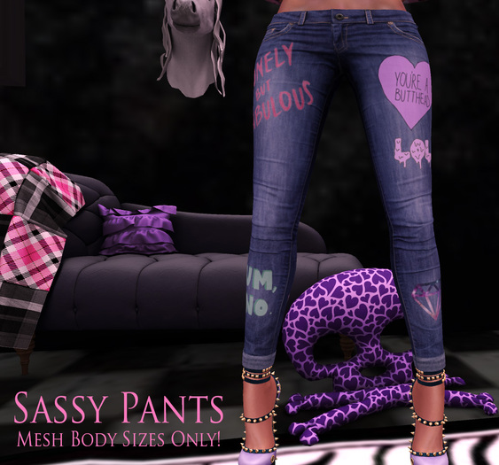 Leviosa Sassy Pants Jeans - Hourglass - Physique - Belleza - Maitreya - Grunge - Pastel Goth
