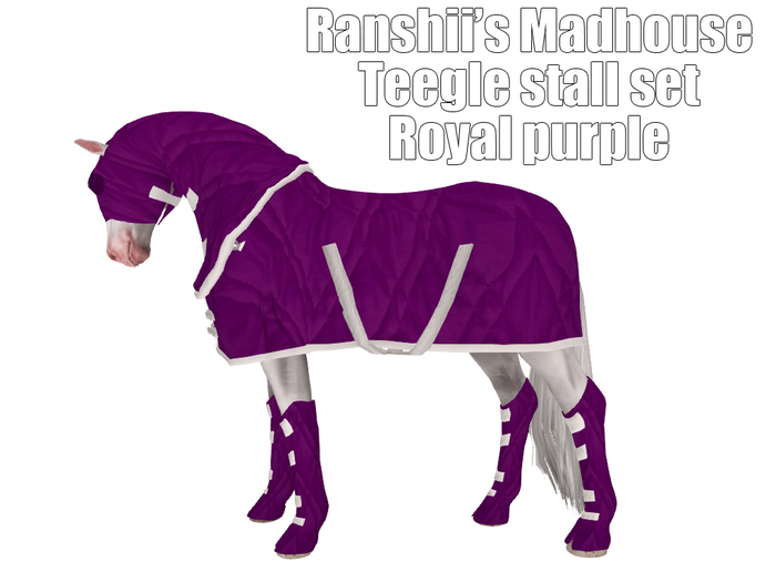 *RMH* Comfy stall set - Royal Purple - BOX