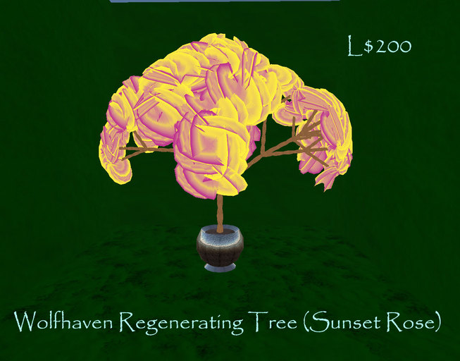 Wolfhaven Regenerating Tree (Sunset Rose)