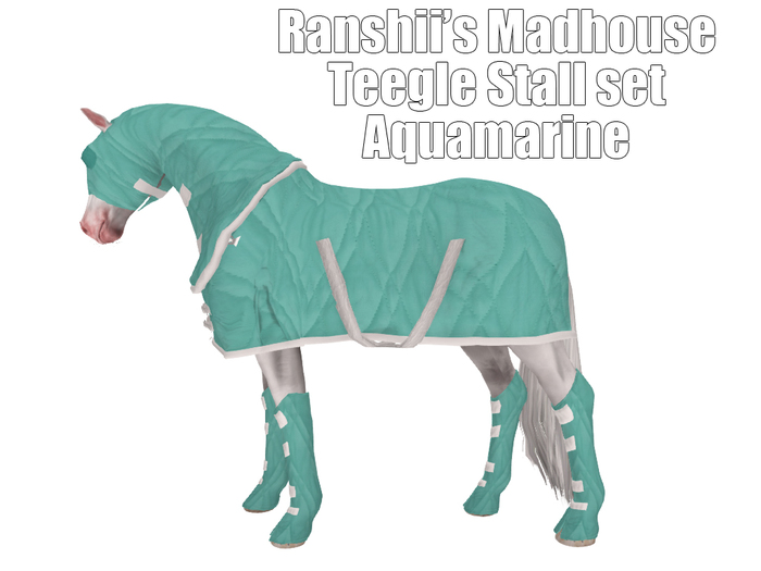 *RMH* Comfy stall set - Aqua - BOX