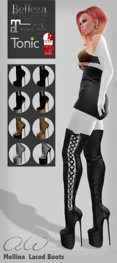 *AW* DEMO Mellina Laced Boots
