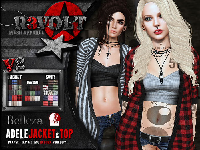 [R3] - Adele Jacket & Top [V2] DEMO