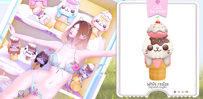 ninety - Cat  Ice Cream Sugar