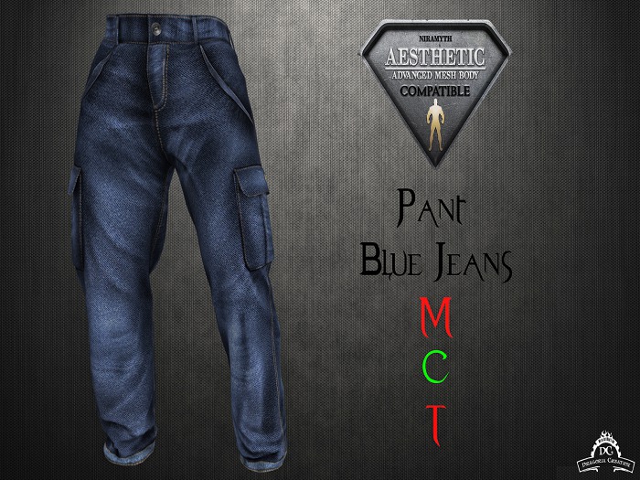 *DC* AESTHETIC Pant Blue Jeans