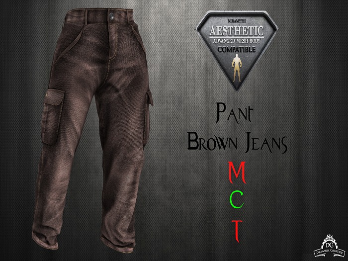  *DC* AESTHETIC Pant Brown Jeans 