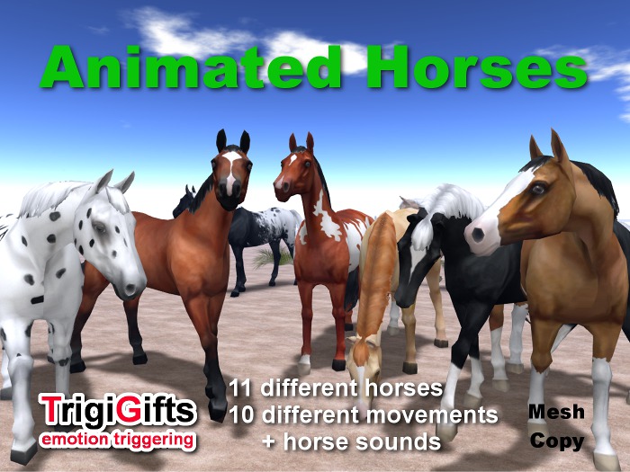 Second Life Marketplace Horses