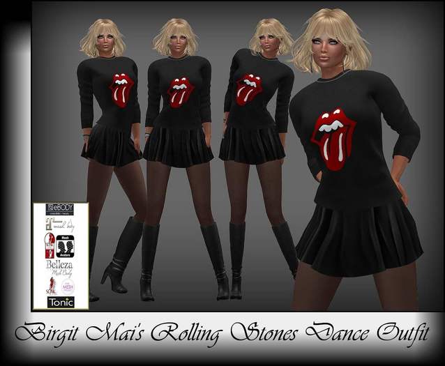 Birgit Mai's Dance Outfit Rolling Stones (BOXED)