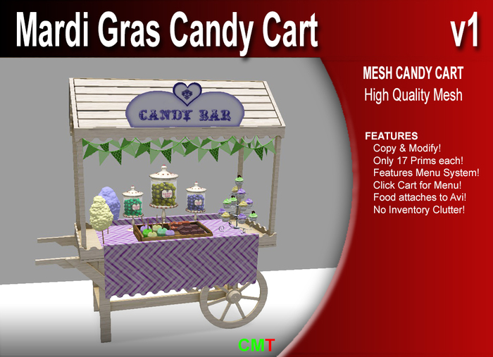 Mardi Gras  Candy Cart    Copy!!