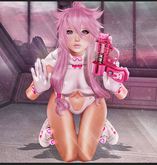 .tsg. Invader Princess - CyberSuit Clear Pink RARE