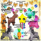 ~silentsparrow~ Pinata! - Papercut Banner - Foxy