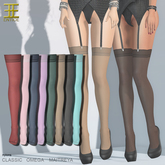 Entice - Mrs. Robinson Nylons - Pinstripe