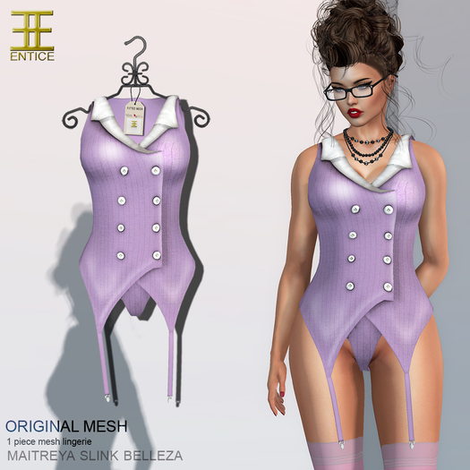 Entice - Mrs. Robinson Lingerie - Lilac