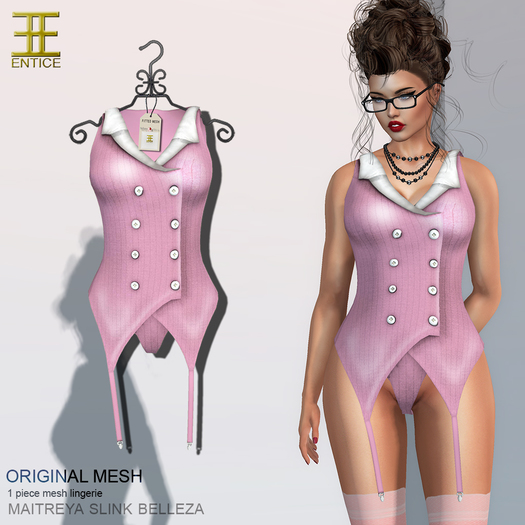 Entice - Mrs. Robinson Lingerie - Pink