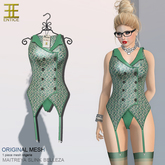 Entice - Mrs. Robinson Lingerie - Weave Green