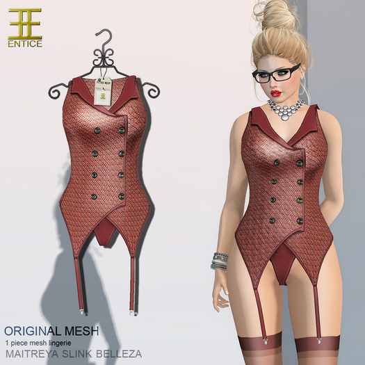 Entice - Mrs. Robinson Lingerie - Weave Brick