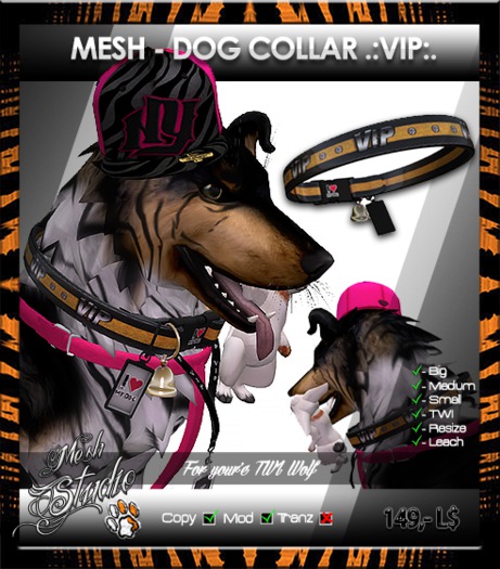 .:CT:. Mesh-DoG-Collar-VIP-:.