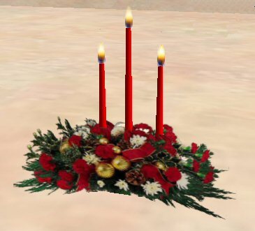 lfox Christmas Candle Centerpiece
