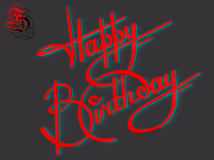 Frosensum ~ Happy Birthday Letters  [4in1]