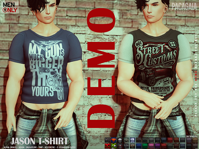 :PC: Jason T-Shirt  *DEMO* {WEAR ME}