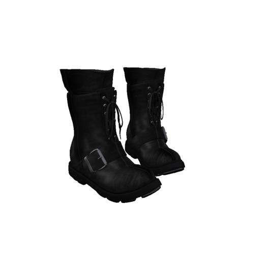 boots strap black