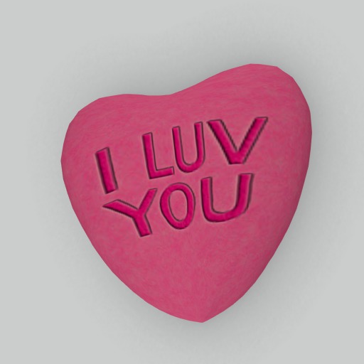 {Papillon} Candy Heart: LUV