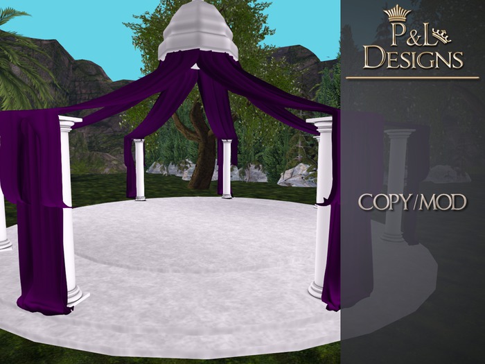 [P&L] - Pavilion Light Purple Drapes