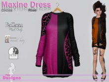 Maxine Dress Circles Rose